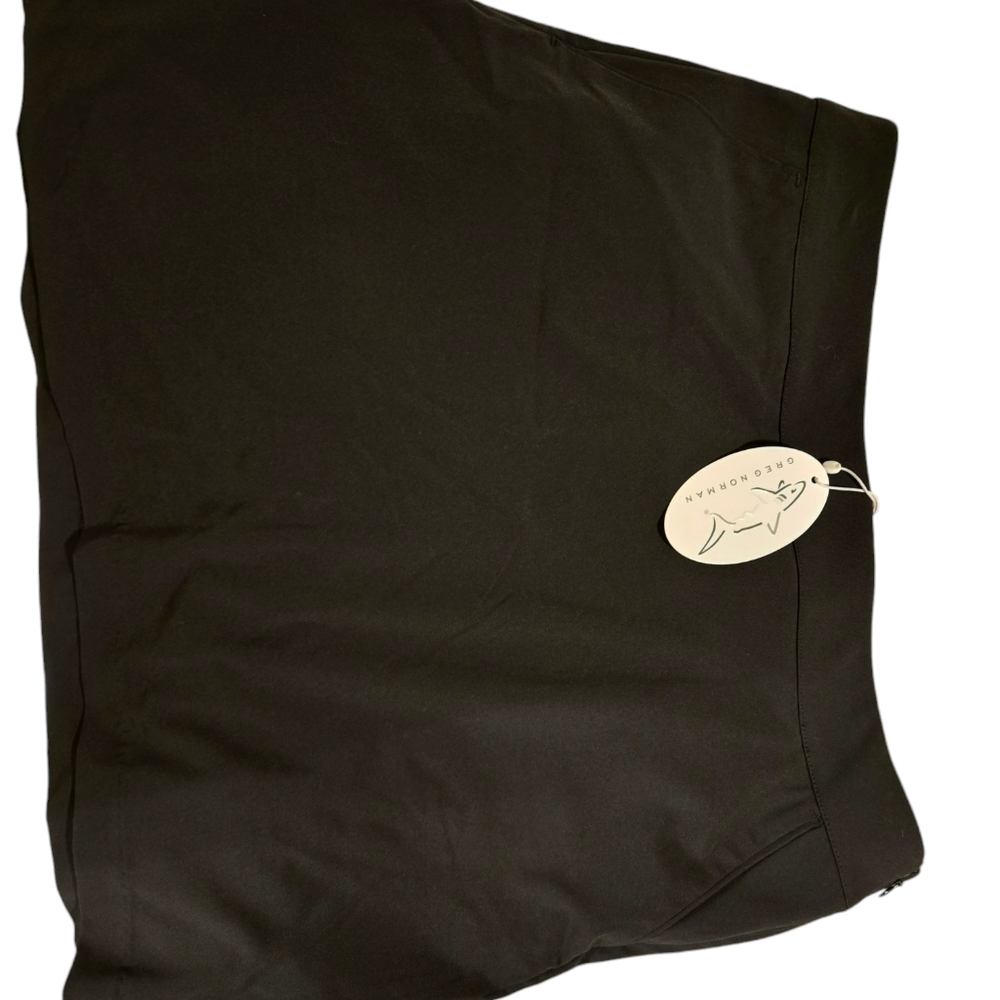 Greg Norman Perfect Fit Size 12 Black Skort NEW WITH TAGS